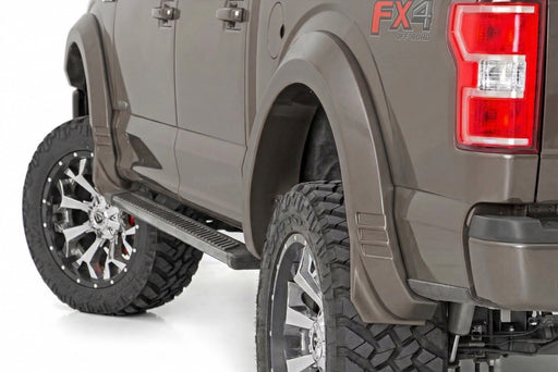 Rough Country Fender Flares, SF1, D1 Stone Gray, Ford F-150 2WD/4WD (2018-2020), view 2