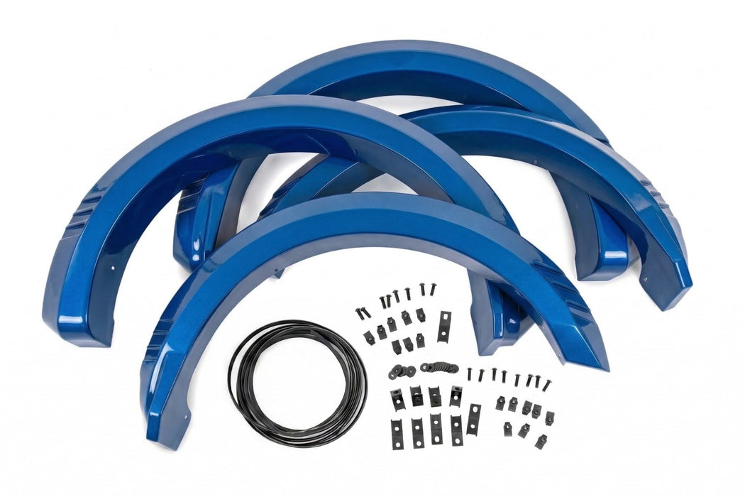 Rough Country Fender Flares, SF1, E7 Velocity Blue, Ford F-150 2WD/4WD (2018-2020), view 5