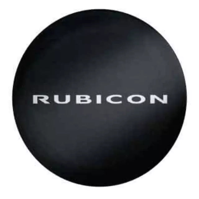 Spare Tire Cover, Rubicon Logo on Black Denim