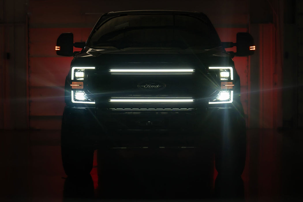 Rough Country LED Light Kit - Grille Mount - 30 Inch DRL | Ford F-250/F-350 Super Duty (17-22)