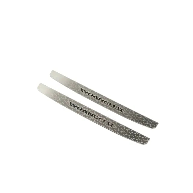 Jeep Wrangler JL 2-Door Door Sill Guards, Stainless Steel