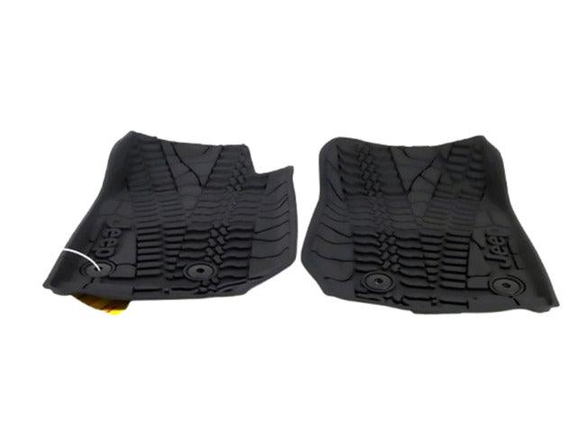 All-Weather Floor Mats, Front Row, Set of 2, Black