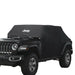 Jeep Wrangler JL 4-Door Cab Cover, Black Nylon Cap
