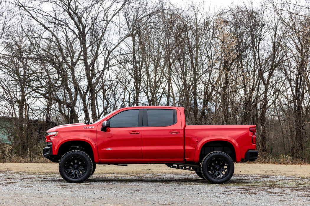 Rough Country Fender Flares, Sport, GBD Cypress Gray, Chevy Silverado 1500 2WD/4WD (2019-2025 & Classic), view 5