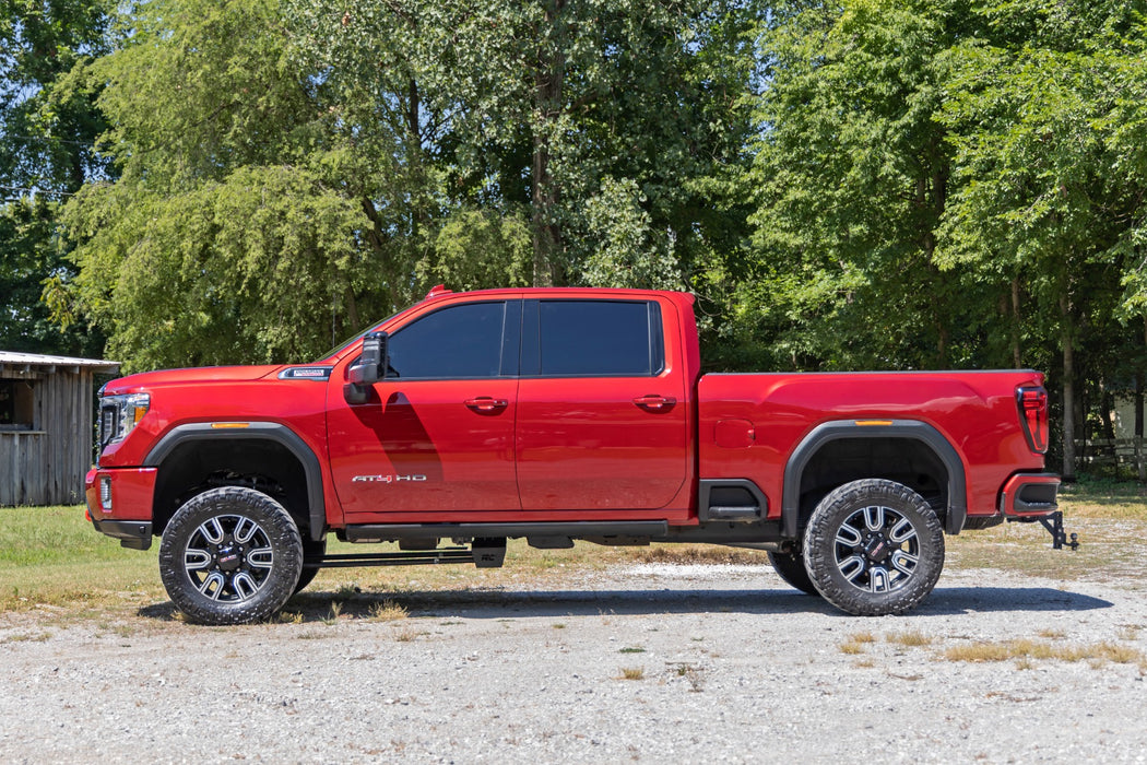 Rough Country 7 Inch Lift Kit, Torsion Drop, V2, w/ Overloads, Chevy/GMC 2500HD/3500HD (2020-2025), view 4