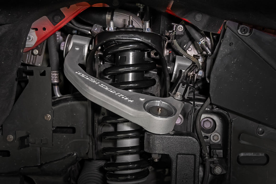 Rough Country Red Forged Upper Control Arms, OE Upgrade, Toyota Tundra 2WD/4WD (2022-2025), view 3