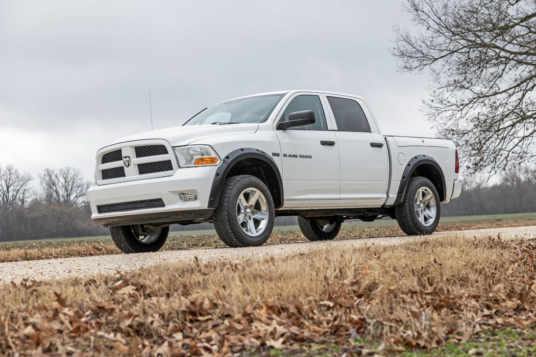 Rough Country Pocket Fender Flares - PRV Delmonico Red | Ram 1500 2WD/4WD (2010-2018 & Classic) | P/N F-D10911B-PRV