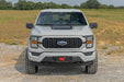 Rough Country Hood Scoop, D1 Stone Gray, Ford F-150 2WD/4WD (2021-2025), view 6