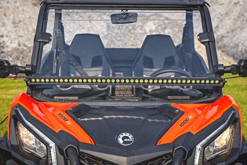 Rough Country LED Light Kit, Front Mount, 40" Black-Series Single Row, Can-Am Maverick Sport 1000R, view 8