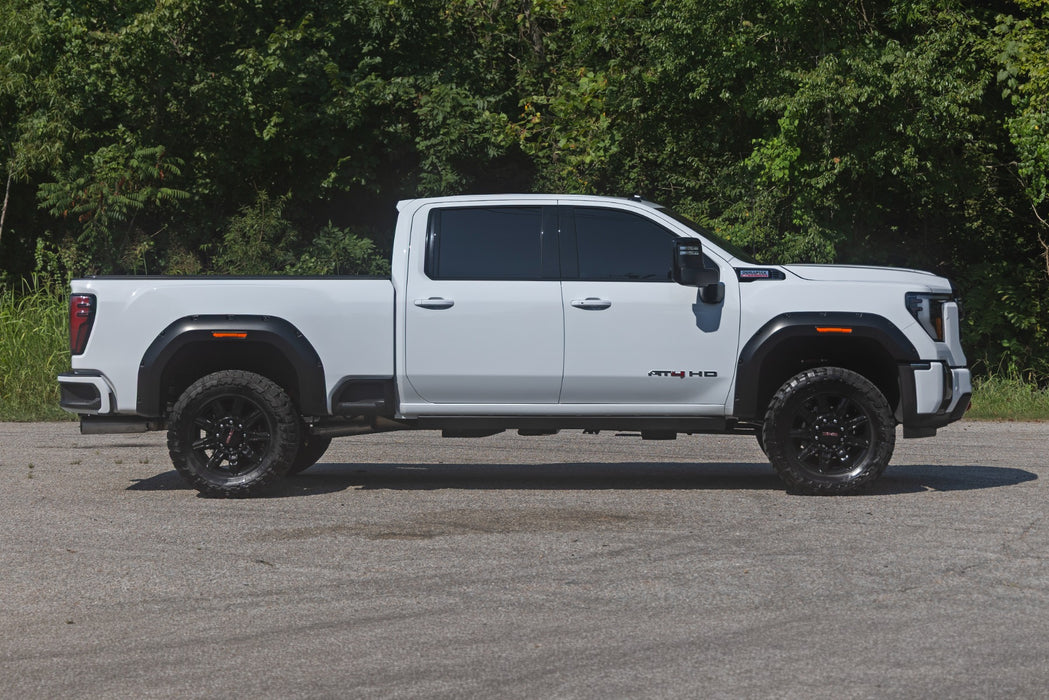 Rough Country Fender Flares, GNO Thunderstorm Gray, GMC Sierra 2500 HD/Sierra 3500 HD (2020-2025), view 6