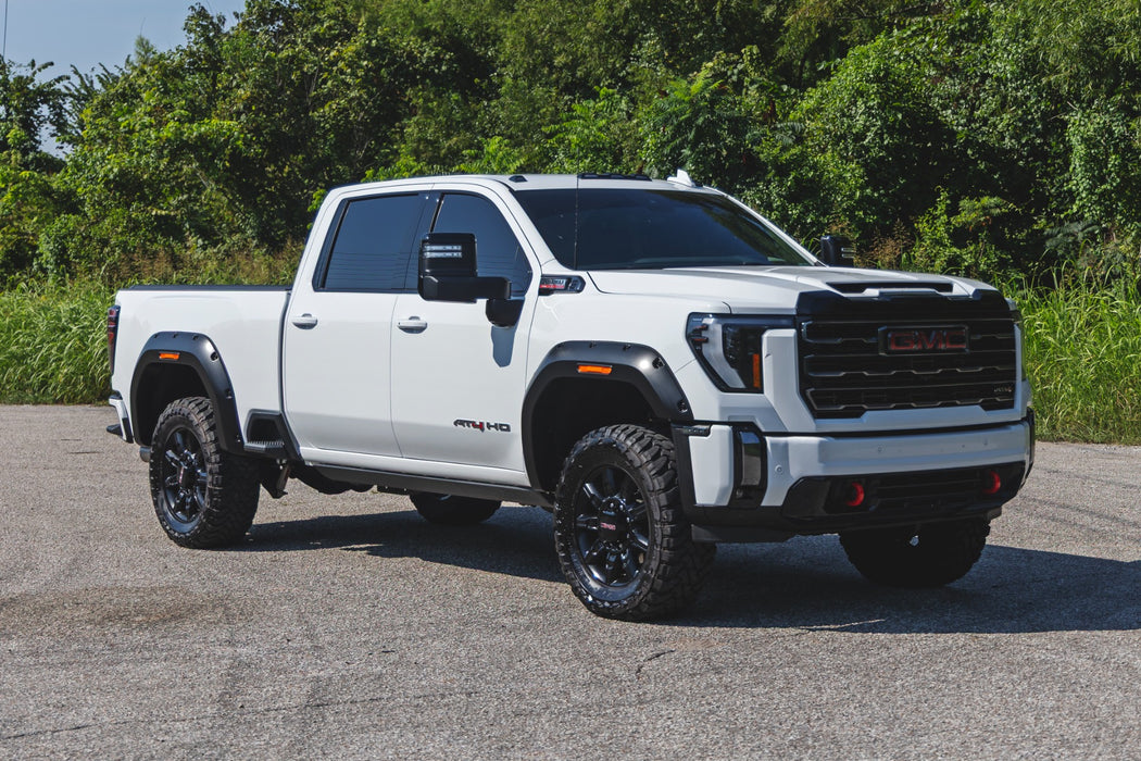 Rough Country Fender Flares, GXP Downpour, GMC Sierra 2500 HD/Sierra 3500 HD (2020-2025), view 5