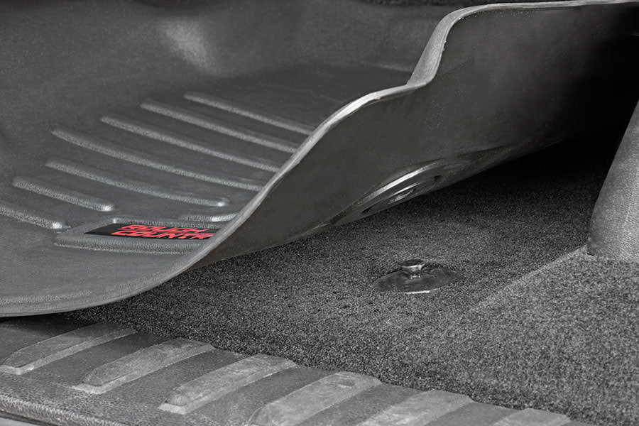 Rough Country Floor Mats, Front, Chevy/GMC 1500/2500HD/3500HD (2007-2013), view 4