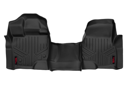 Rough Country Floor Mats, Front, Over Hump, Ford F-150 (2015-2024)/F-150 Lightning (2022-2024)/Raptor (2017-2020)