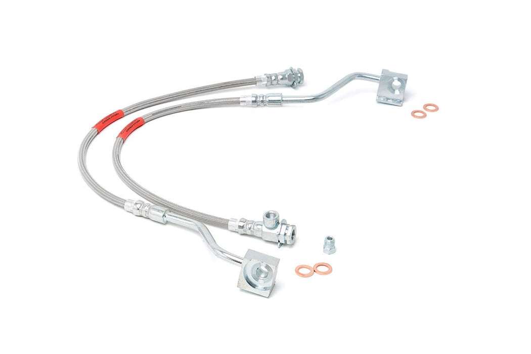 Brake Lines - Stainless - FR - 4-6 inch Lift - Ford Bronco/F-150 4WD (1980-1996)