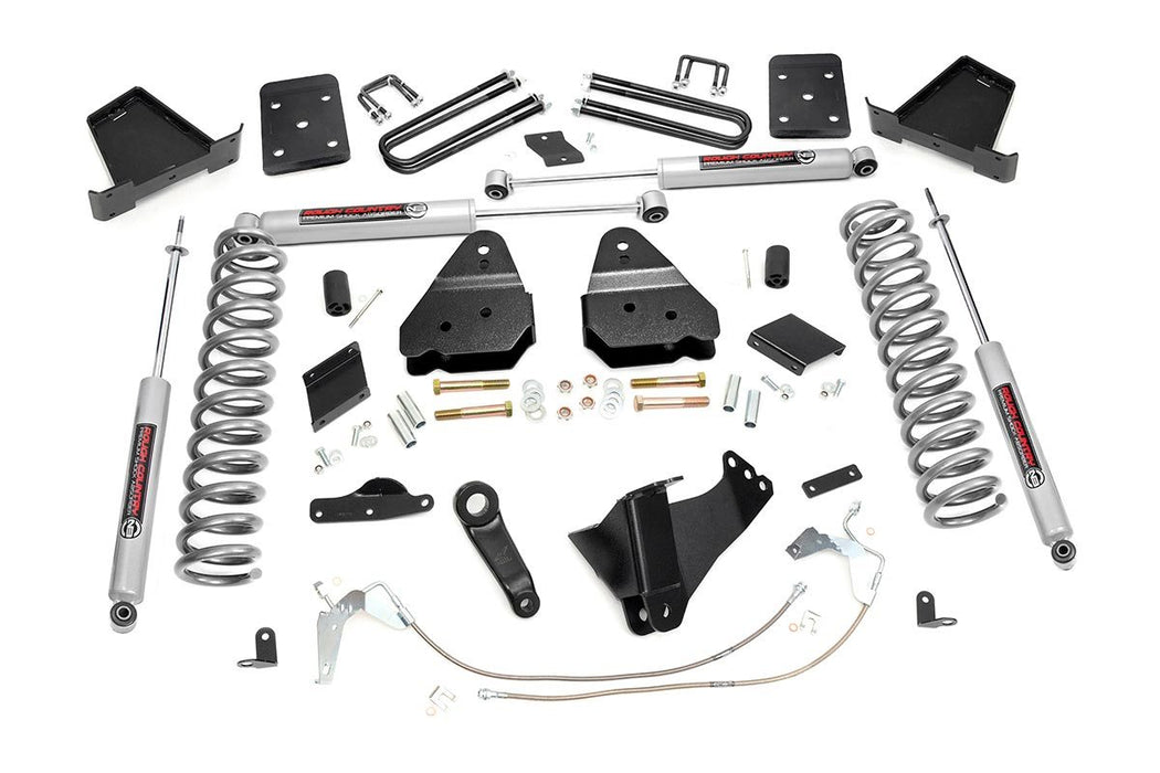 Rough Country 6 Inch Lift Kit - Gas - No OVLD | Ford F-250 Super Duty 4WD (2011-2014)