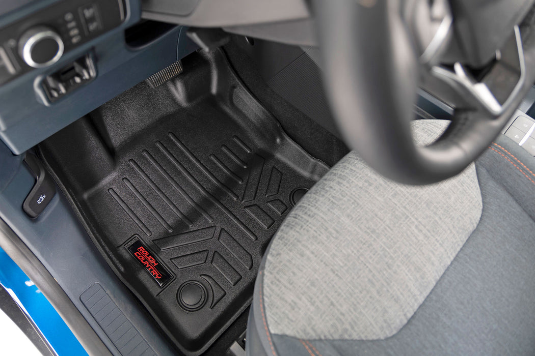 Rough Country Floor Mats - Front and Rear | Ford Maverick 2WD/4WD (2022-2025)