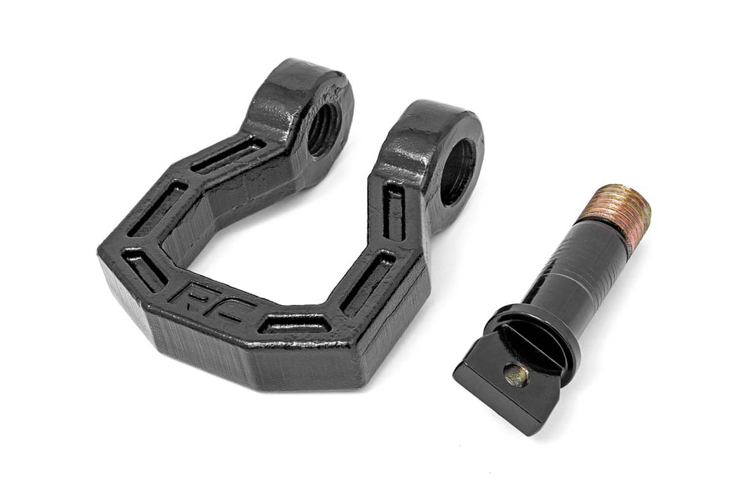 Rough Country D-Ring - Forged - Pair - Black