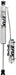 FOX Performance Series 2.0 Smooth Body Reservoir Shock Adjustable | Front, 4-5" Lift | Ford F-350/F-250 Super Duty (2005-2016) | P/N 985-26-133