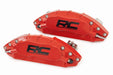 Rough Country Caliper Covers, Front and Rear, Red, Chevy/GMC 1500 (2014-2018 & Classic), view 5