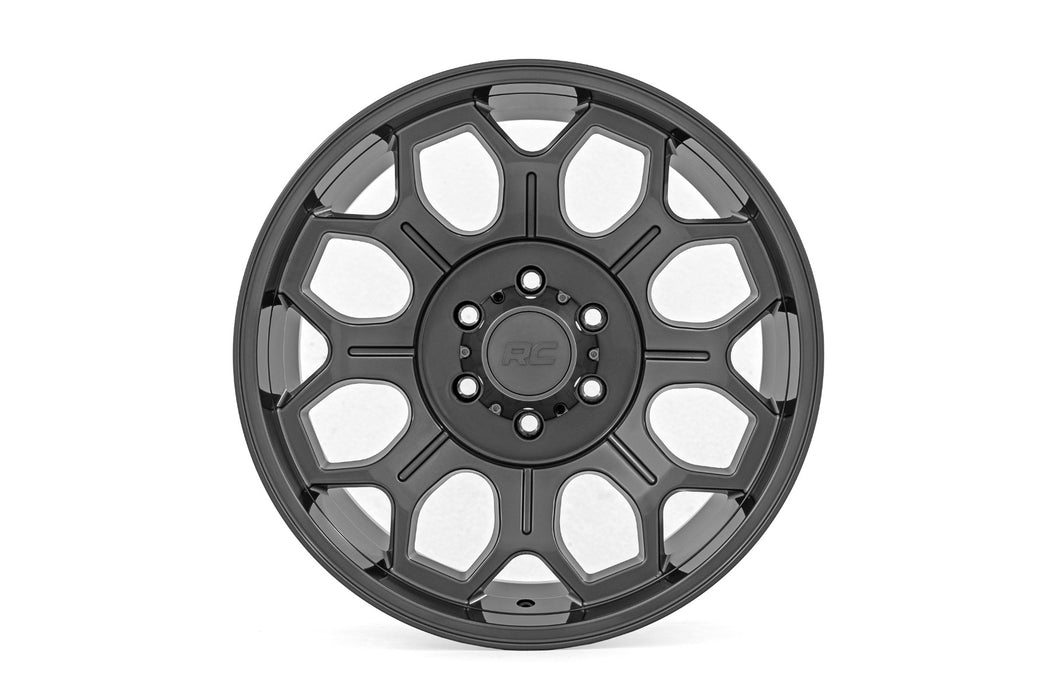 Rough Country 77 Series Wheel/One-Piece/Gunmetal Gray/20x10/6x135/-25mm