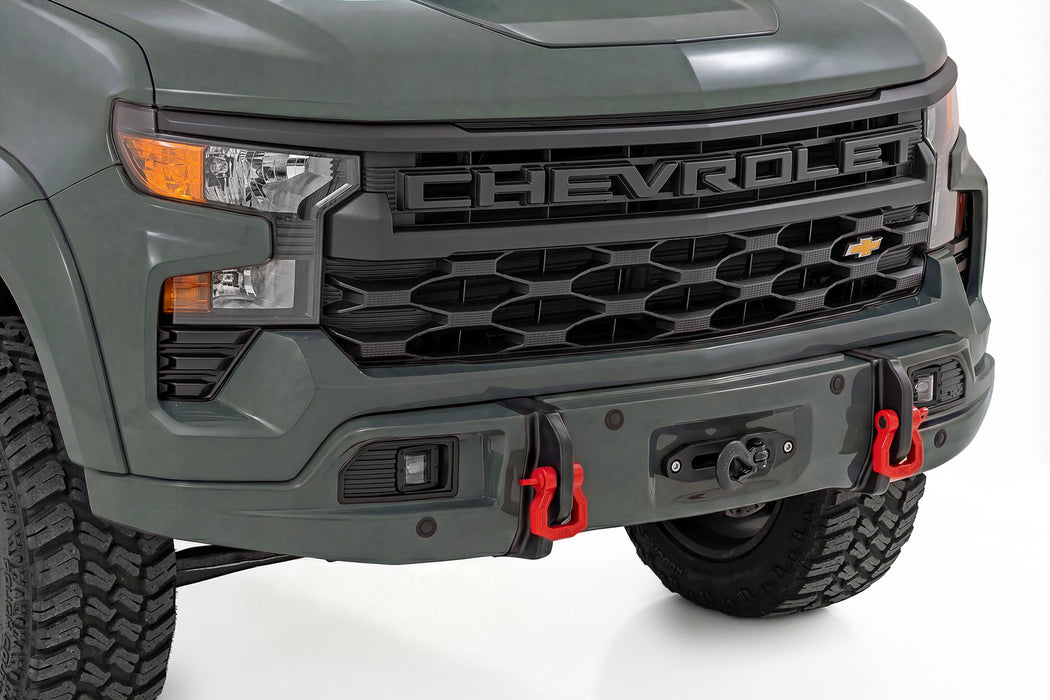 Rough Country Front FXS Bumper - 12000S - GBD Cypress Gray | Chevy Silverado 1500 (23-26)
