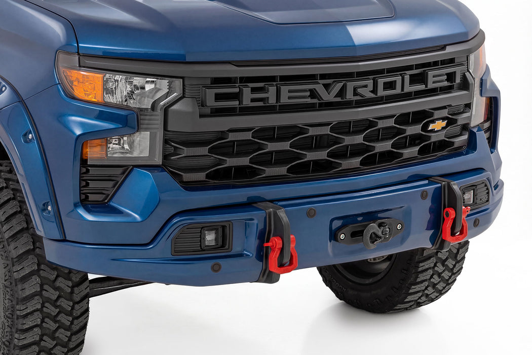 Rough Country Front FXS Bumper - 12000S - GA0 North Sky Blue | Chevy Silverado 1500 (23-26)
