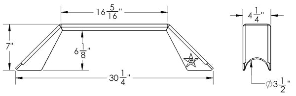 Medium Axle Truss Dimensions