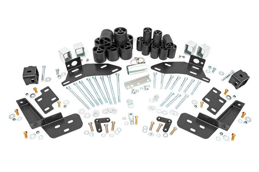 Rough Country Body Lift w/Bump Brckt, FR & RR, 3 inch, Chevy C1500/K1500 Truck (1995-1999)