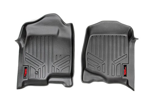 Rough Country Floor Mats, Front, Chevy/GMC 1500/2500HD/3500HD (2007-2013)