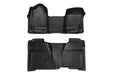 Rough Country Floor Mats, FR & RR, OV Hump, Crew, Chevy/GMC 1500/2500HD/3500HD 2WD/4WD