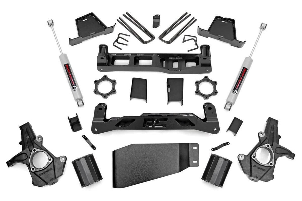 Rough Country 7.5 Inch Lift Kit | Chevy Silverado & GMC Sierra 1500 4WD (2007-2013) | P/N 26430