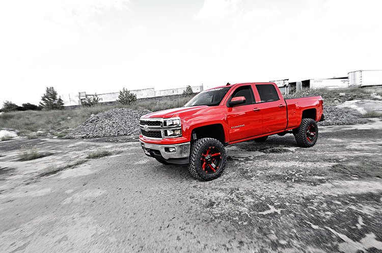Rough Country 7 Inch Lift Kit - Bracket - N3 Struts | Chevy/GMC 1500 (14-16)