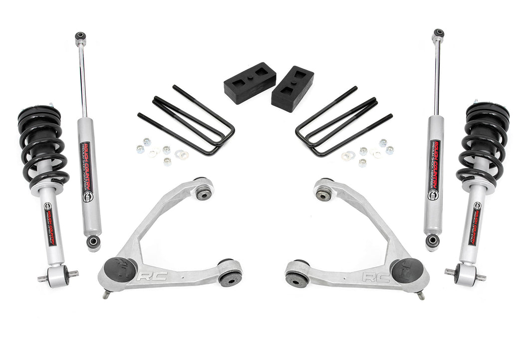 Rough Country 3.5 Inch Lift Kit - Cast Steel - N3 Strut | Chevy/GMC 1500 (14-16)
