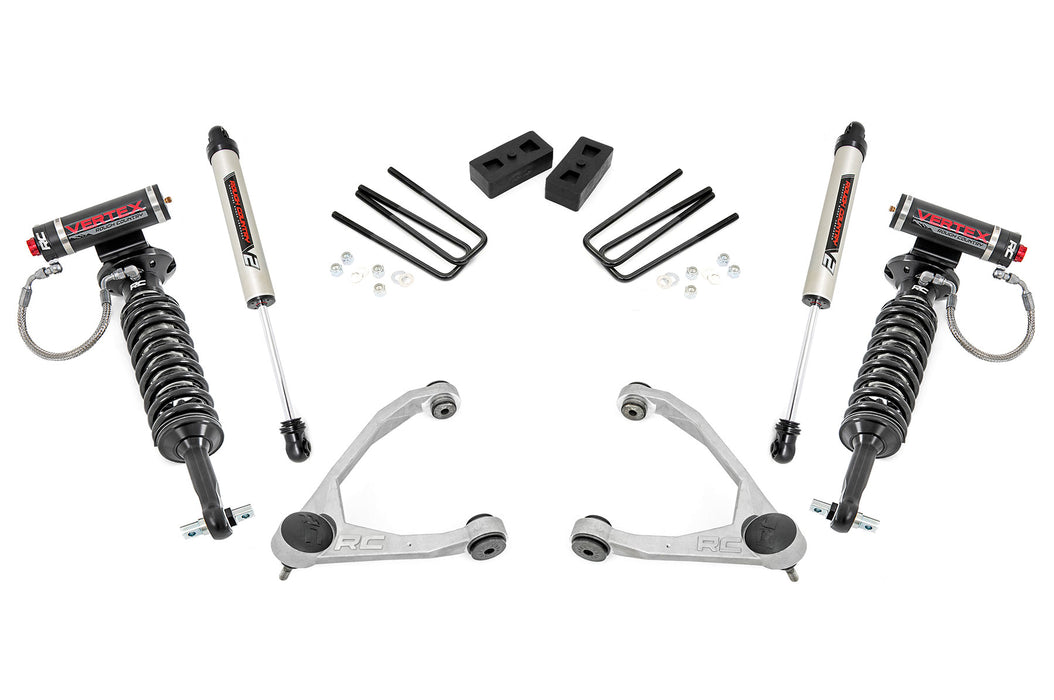 Rough Country 3.5 Inch Lift Kit - Forged UCA - Cast Steel - Vertex/V2 | Chevy/GMC 1500 (07-13)