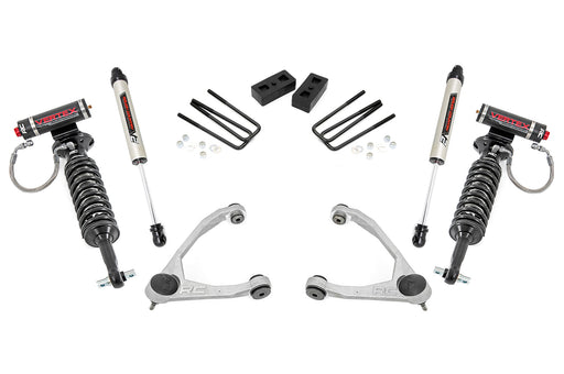 Rough Country 3.5 Inch Lift Kit, Forged UCA, Cast Steel, Vertex/V2, Chevy/GMC 1500 (2007-2013)
