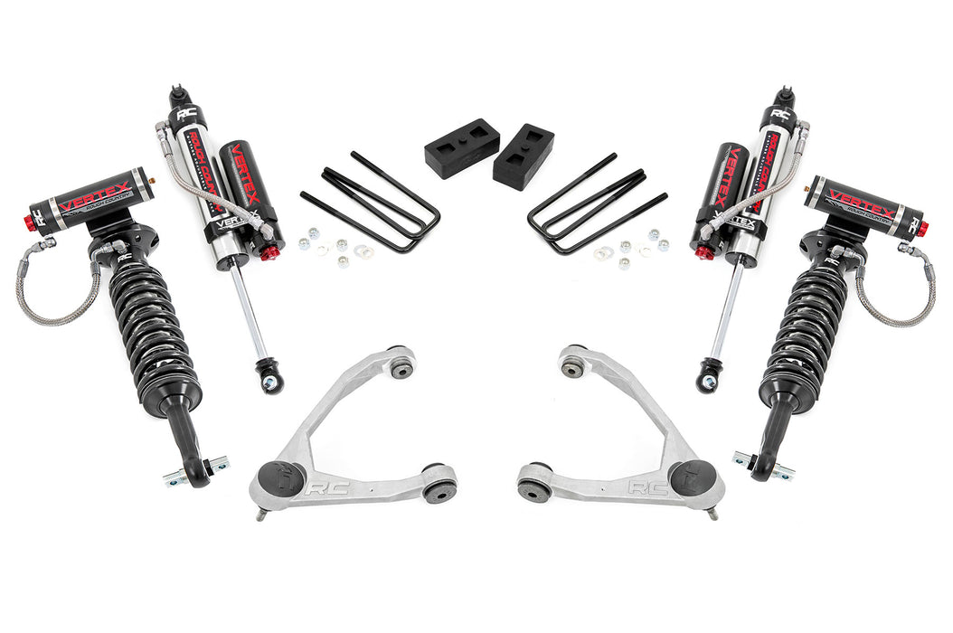 Rough Country 3.5 Inch Lift Kit - Forged UCA - Cast Steel - Vertex | Chevy/GMC 1500 (07-13)