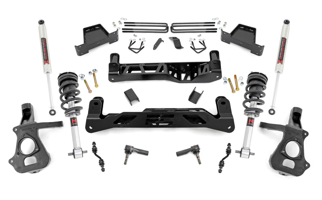 Rough Country 7 Inch Lift Kit, Cast Steel, M1 Struts/M1, Chevy/GMC 1500 (2014-2018 & Classic)