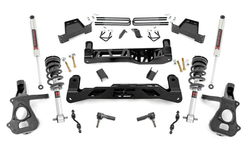Rough Country 7 Inch Lift Kit, Cast Steel, M1 Struts/M1, Chevy/GMC 1500 (2014-2018 & Classic)