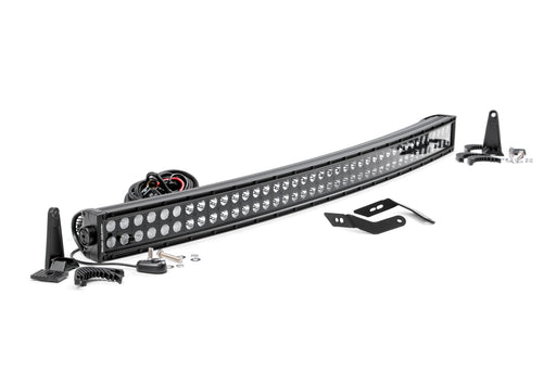Rough Country LED Light Kit, Front Mount, 40" Black Dual Row, Honda Talon 1000