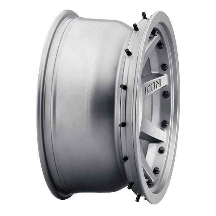 ICON Alloys Rebound Pro 17x8.5 6x5.5 0mm Offset 4.75in BS 106.1mm Bore Satin Black Wheel, view 11