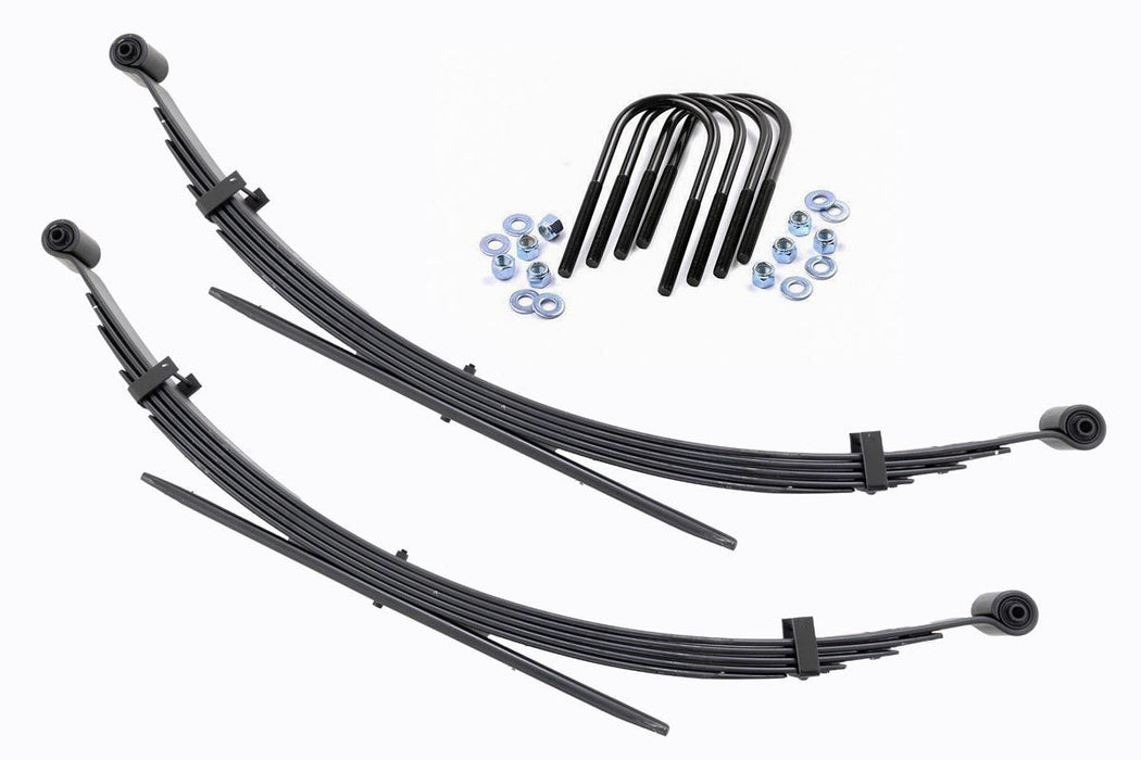 Rear 56 Inch Leaf Springs - 2 inch Lift - Pair - Chevy/GMC C20/K20 C25/K25 Truck 4WD (77-87)