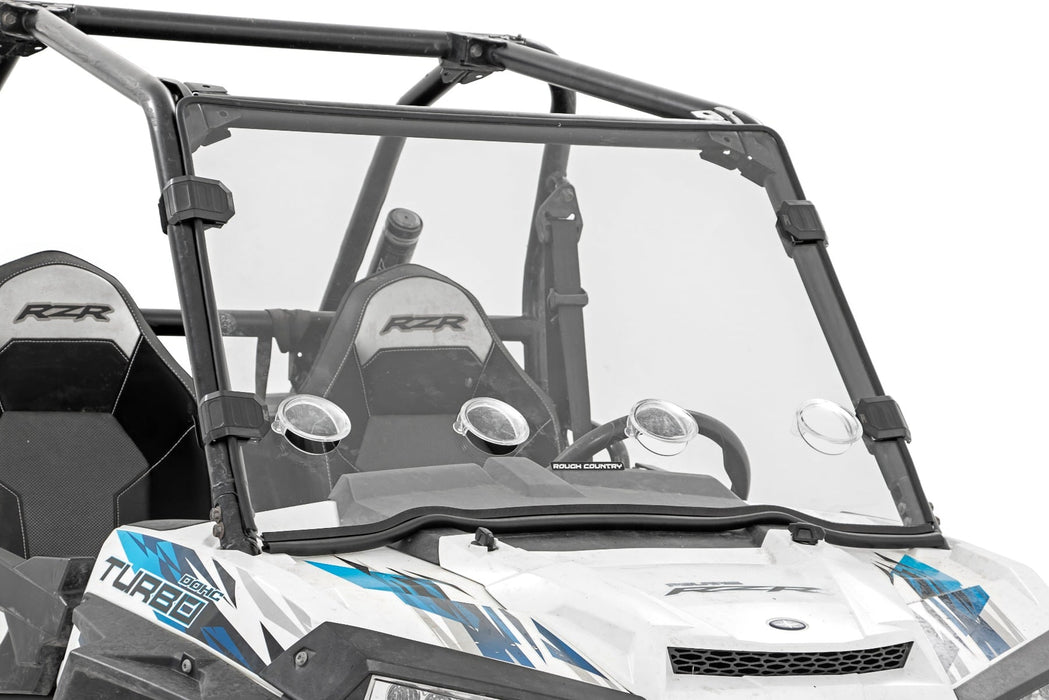 Rough Country Full Windshield - Vented - Scratch Resistant | Polaris RZR XP 1000