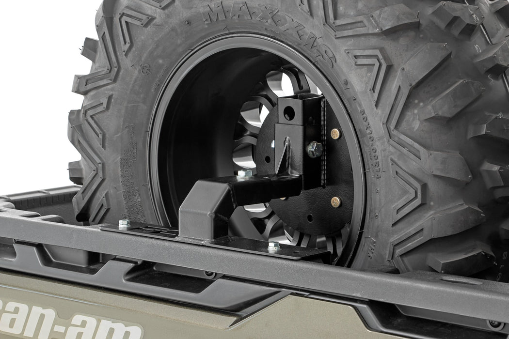 Rough Country Spare Tire Carrier - Bed Side Mount | Multiple Makes &amp; Models (Can-Am/Polaris)