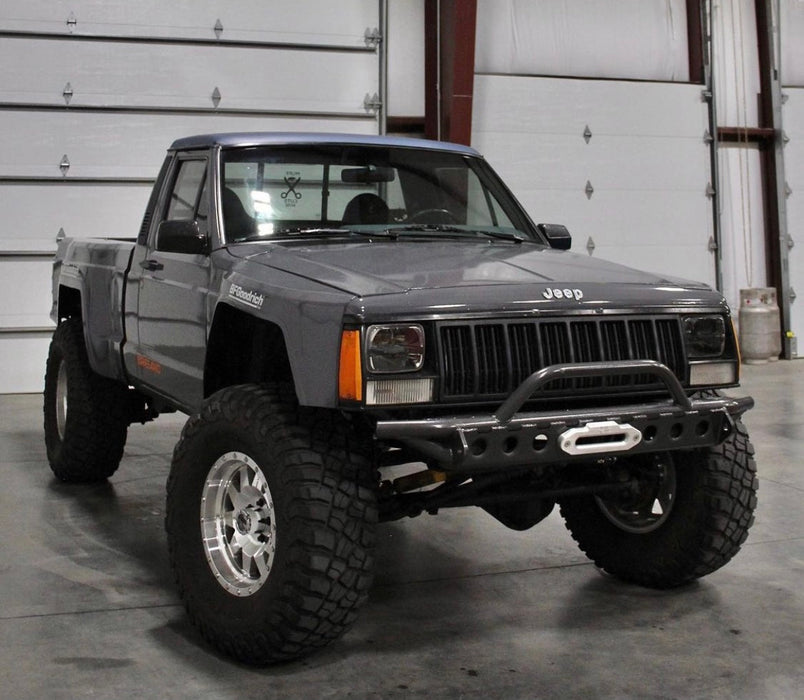 BARNES 4WD Front Bumper Brackets for Bumpers (Scratch & Dent) | Jeep Cherokee XJ / Jeep Comanche MJ / Jeep Wrangler JK (1984-2018) | P/N B4WK12616SD