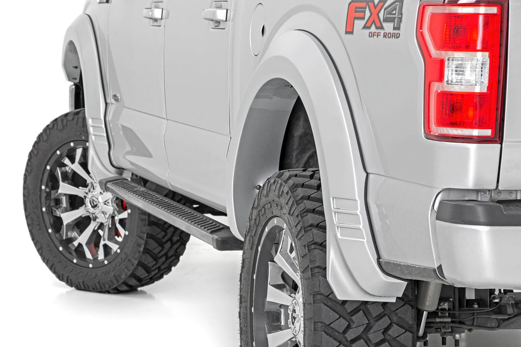 Rough Country Fender Flares - SF1 - N1 Blue Jeans | Ford F-150 2WD/4WD (2018-2020)