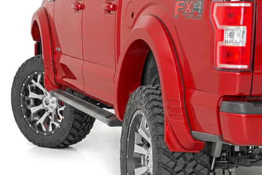 Rough Country Fender Flares, SF1, PQ Race Red, Ford F-150 2WD/4WD (2018-2020), view 2