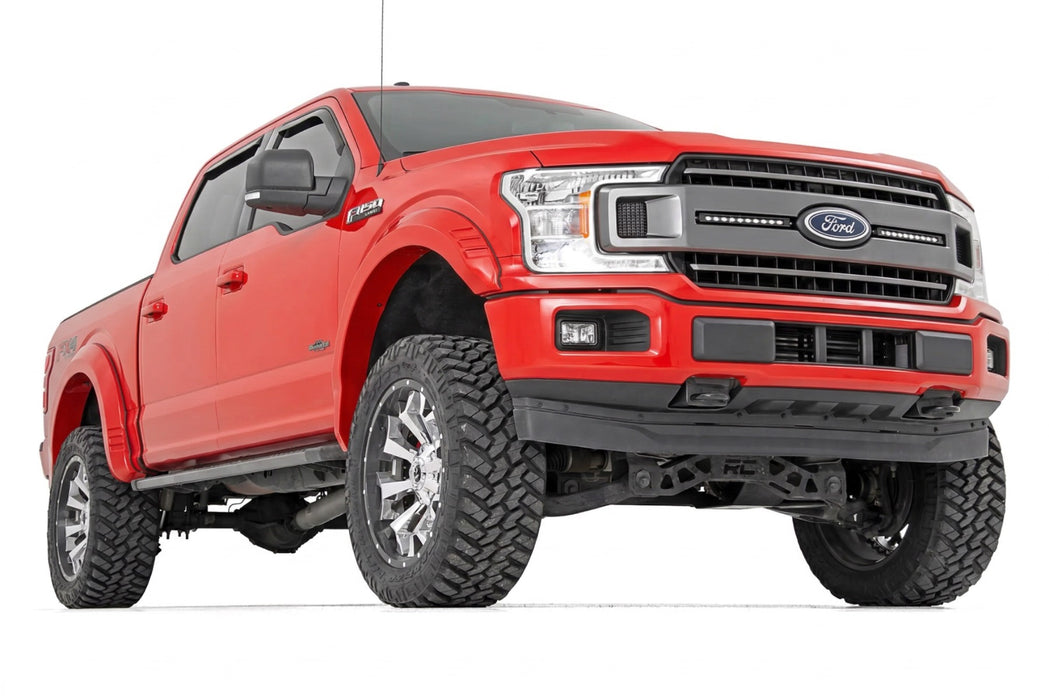 Rough Country Fender Flares, SF1, PQ Race Red, Ford F-150 2WD/4WD (2018-2020), view 3