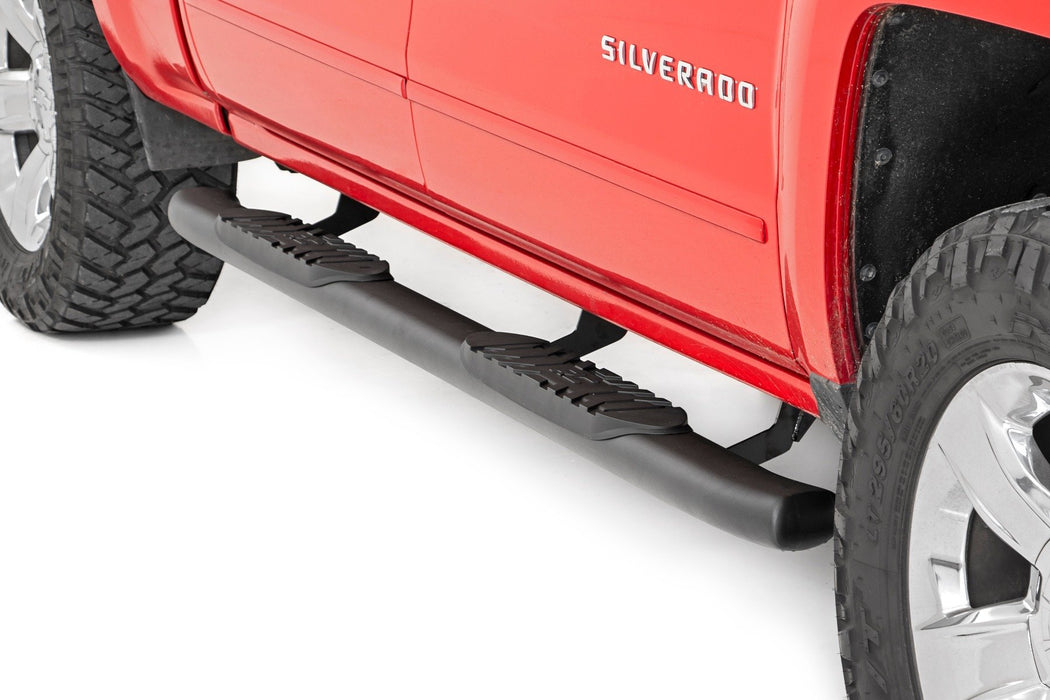 Rough Country Oval Nerf Step - Crew Cab | Chevy/GMC 1500/2500HD/3500HD (07-19 &amp; Classic)