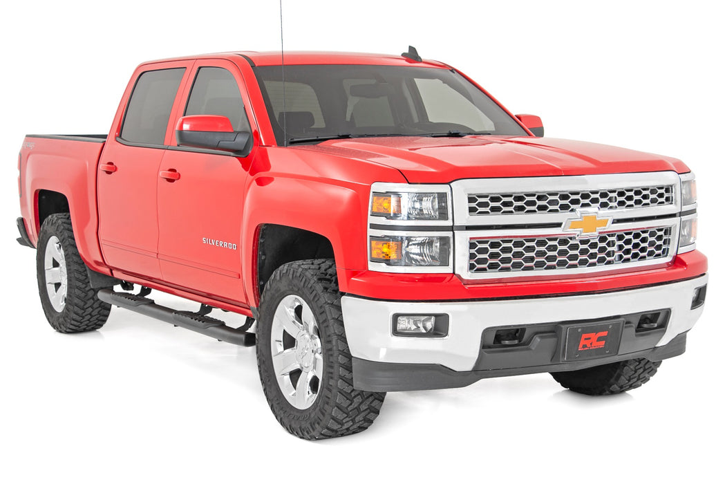 Rough Country Oval Nerf Step - Crew Cab | Chevy/GMC 1500/2500HD/3500HD (07-19 &amp; Classic)