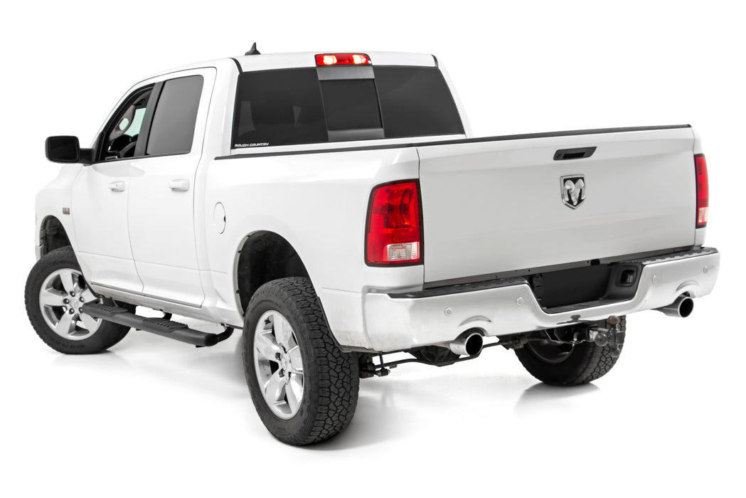 Rough Country Oval Nerf Step, Crew Cab, Black, Ram 1500/2500/3500 2WD/4WD (2010-2025 & Classic), view 3